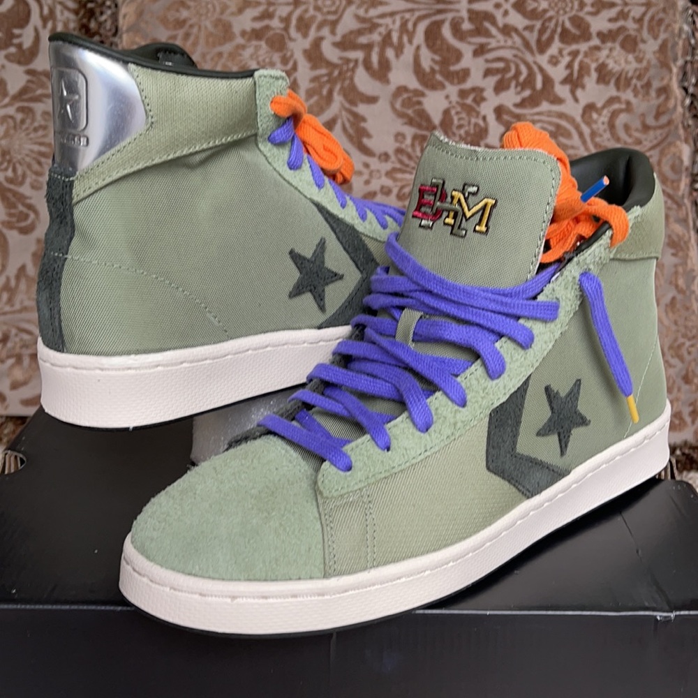 Converse Pro Leather Mid ‘Black History Month’ Men - Picture 9 of 16